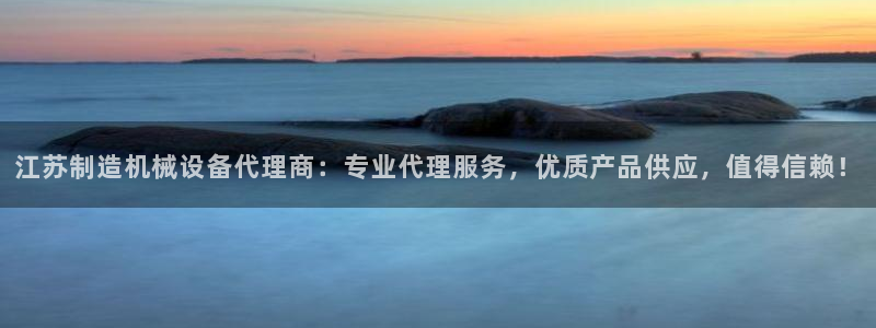 杏盛平台：江苏制造机械设备代理商：专业代理服务，优质产品供应，值得信赖！