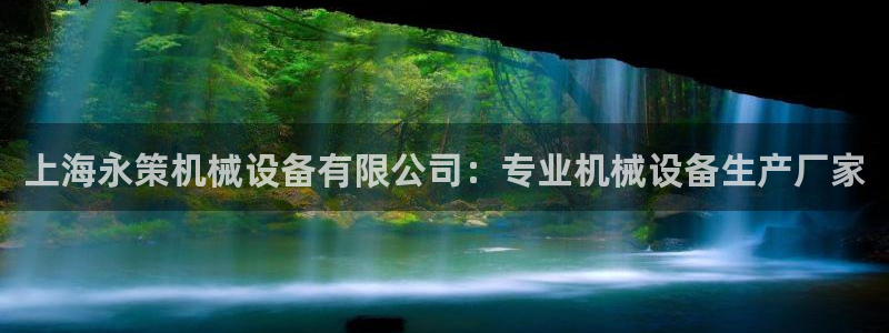 杏盛平台代理：上海永策机械设备有限公司：专业机械设备生产厂家