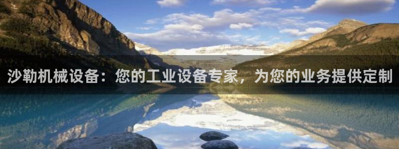 杏盛平台：沙勒机械设备：您的工业设备专家，为您的业务提供定制