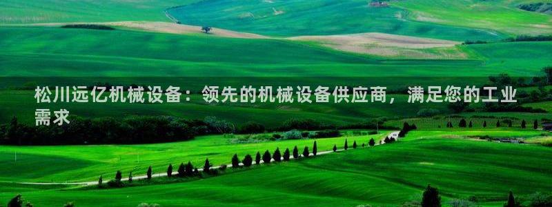 杏盛官方平台：松川远亿机械设备：领先的机械设备供应商，满足您的工业
需求