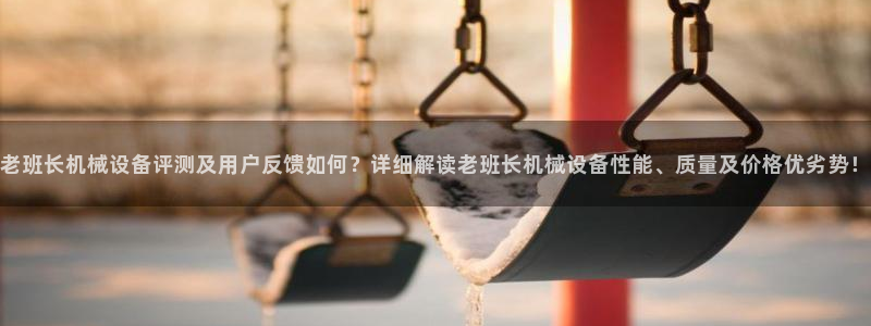 杏盛主管：老班长机械设备评测及用户反馈如何？详细解读老班长机械设备性能、质量及价