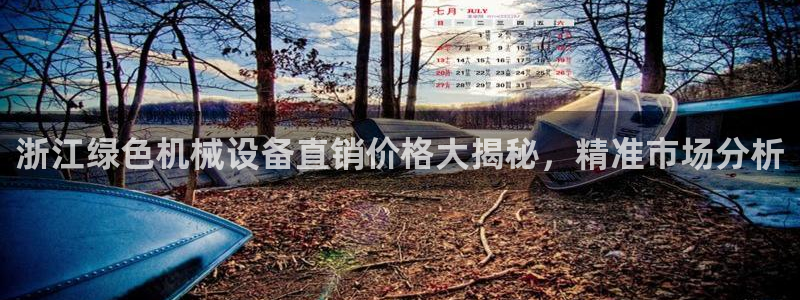 杏盛平台开户：浙江绿色机械设备直销价格大揭秘，精准市场分析
